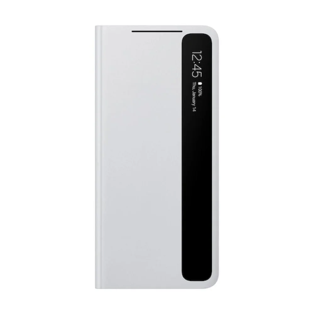 Samsung Galaxy S21 Ultra 5G S-View Flip Cover Case with Display Gray PREOWNED